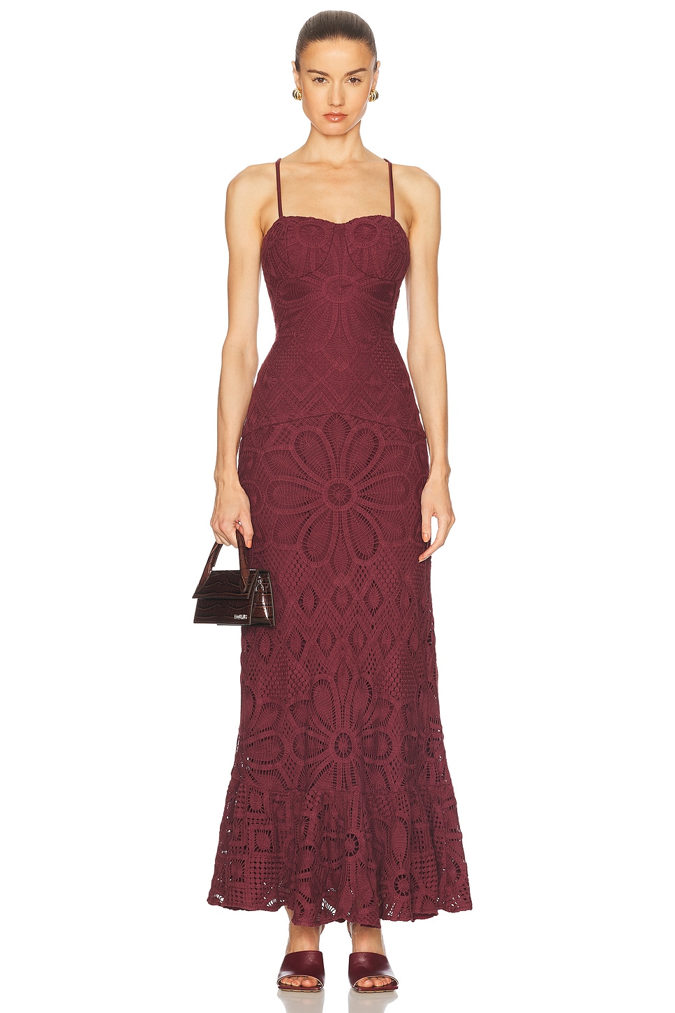 Платье с кружевной отделкой X Camila Coelho Patbo, Dark Red
Платье с кружевной отделкой X Camila Coelho Patbo, Dark Red