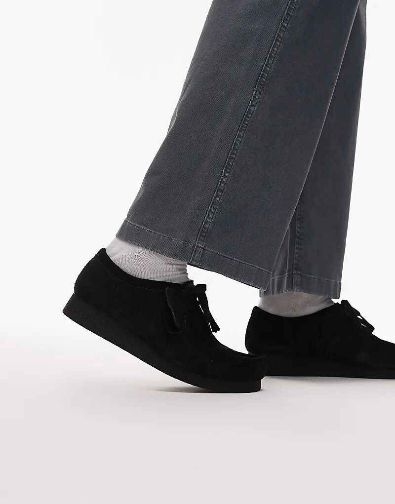 Clarks Топсайдеры Wallabee EVO черного цвета
Clarks Топсайдеры Wallabee EVO черного цвета