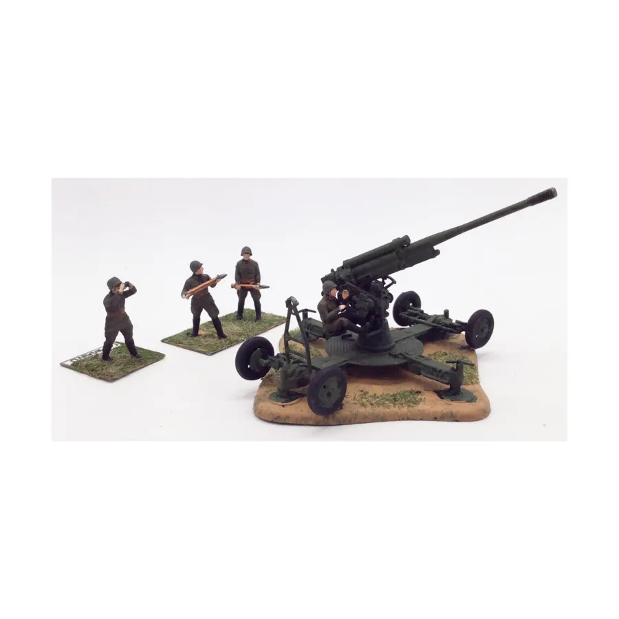 85-мм зенитная пушка 52К и расчет №1, Miscellaneous Historical Miniatures - WWII - Soviet Union 1938-1942 - Loose Miniatures (1/100)
85-мм зенитная пушка 52К и расчет №1, Miscellaneous Historical Miniatures - WWII - Soviet Union 1938-1942 - Loose Miniatures (1/100)