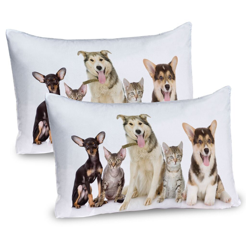Чехлы на подушку ABAKUHAUS Corgi, набор из 2 шт., домашние животные, кошки и собаки, фото четвероногих друзей, чехол для подушки с декоративным принтом, 80 x 40 см, многоцветный
Чехлы на подушку ABAKUHAUS Corgi, набор из 2 шт., домашние животные, кошки и собаки, фото четвероногих друзей, чехол для подушки с декоративным принтом, 80 x 40 см, многоцветный