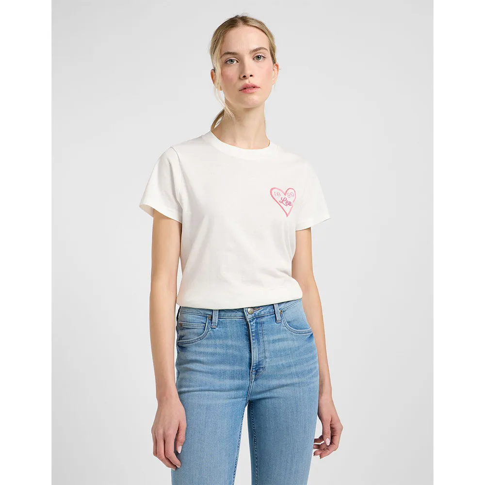 Футболка с коротким рукавом Lee Small Logo, бежевый 
Футболка с коротким рукавом Lee Small Logo, бежевый