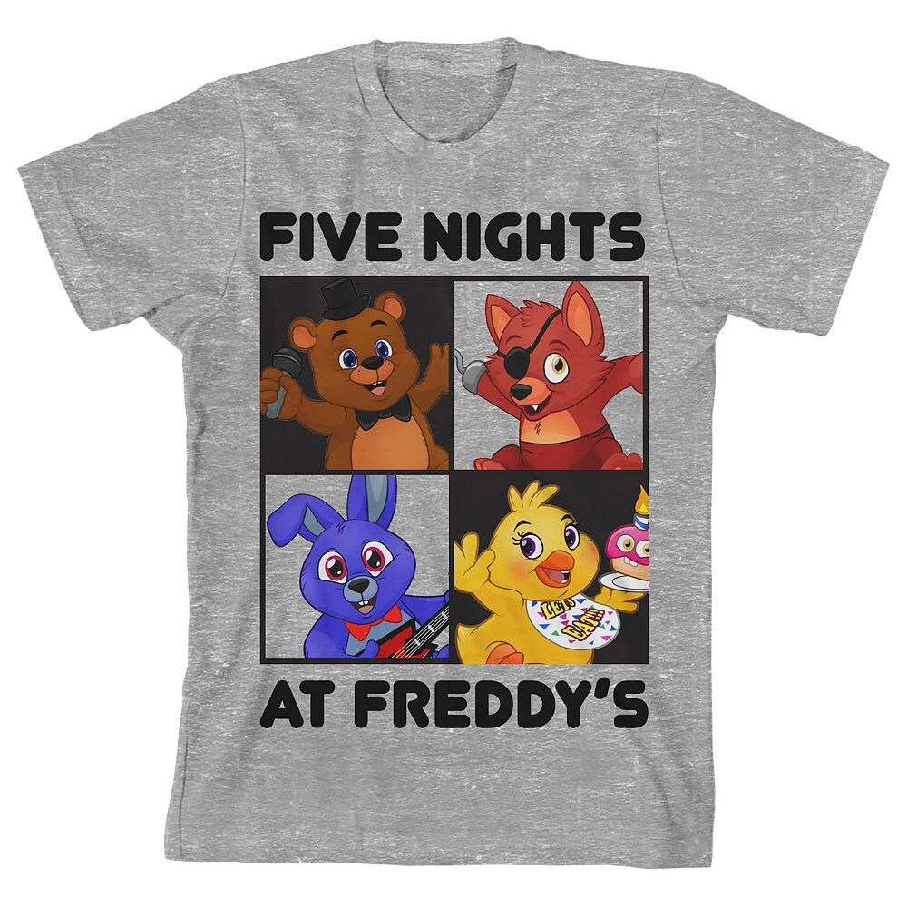 Футболка Five Nights At Freddy's с изображением персонажей чиби для мальчиков 8–20 лет Licensed Character, серый
Футболка Five Nights At Freddy's с изображением персонажей чиби для мальчиков 8–20 лет Licensed Character, серый