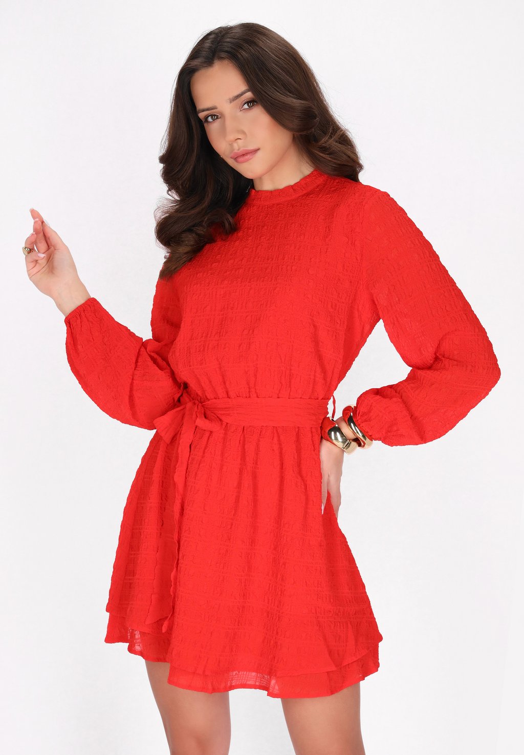 Повседневное платье faina, красный 
Повседневное платье faina, красный