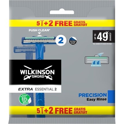 Wilkinson Sword Extra 2 Precision одноразовые бритвы для мужчин с нескользящей ручкой и кнопкой очистки
Wilkinson Sword Extra 2 Precision одноразовые бритвы для мужчин с нескользящей ручкой и кнопкой очистки