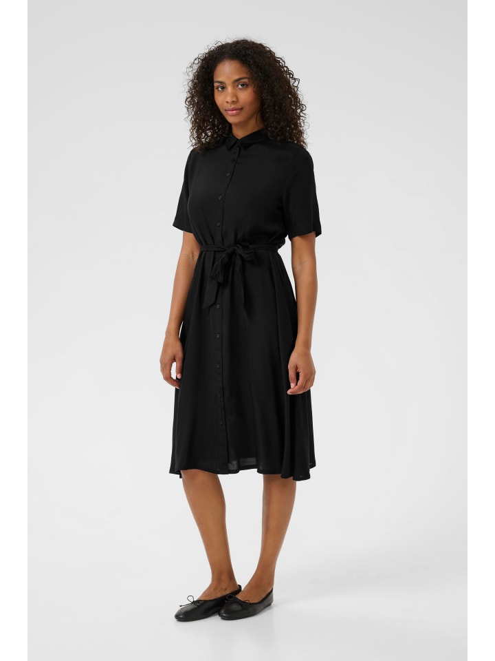 Платье KAemine, стандартного кроя, насыщенного черного цвета Kaffe
Платье KAemine, стандартного кроя, насыщенного черного цвета Kaffe