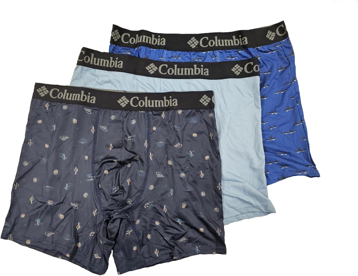 Columbia 3 Pack High Performance Stretch Printed, Multi-Color, Multicolor
Columbia 3 Pack High Performance Stretch Printed, Multi-Color, Multicolor