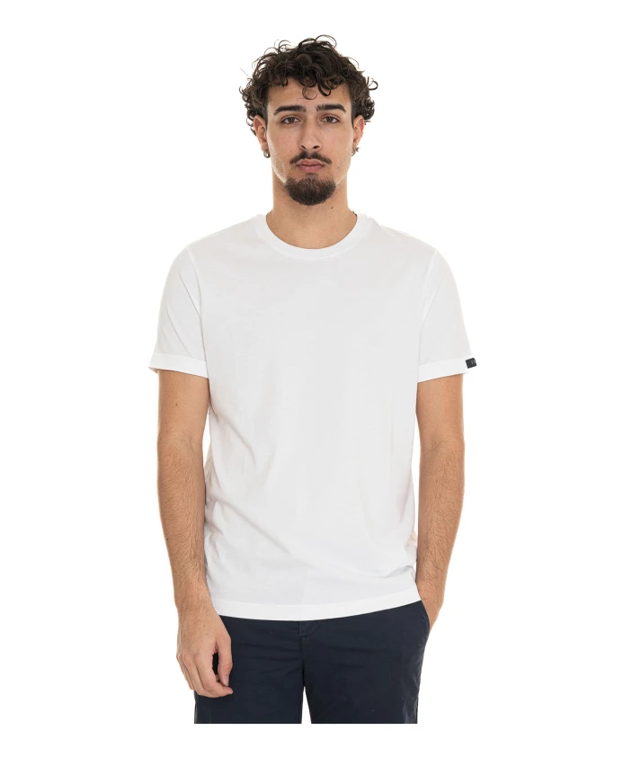 Футболка с короткими рукавами и круглым вырезом Fay, белый
Футболка с короткими рукавами и круглым вырезом Fay, белый