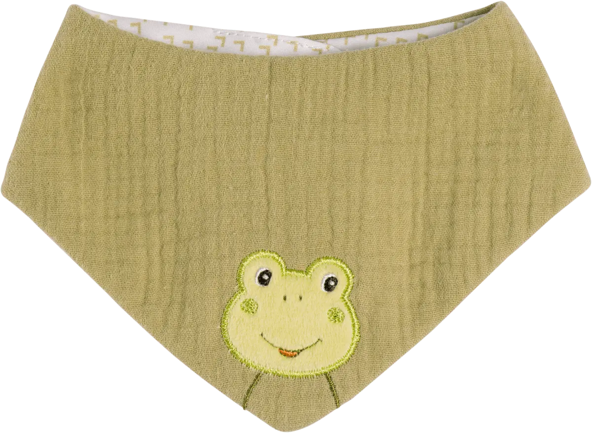 Двусторонний шарф из муслина с мотивом лягушки зеленый 1 шт. Fehn
Двусторонний шарф из муслина с мотивом лягушки зеленый 1 шт. Fehn