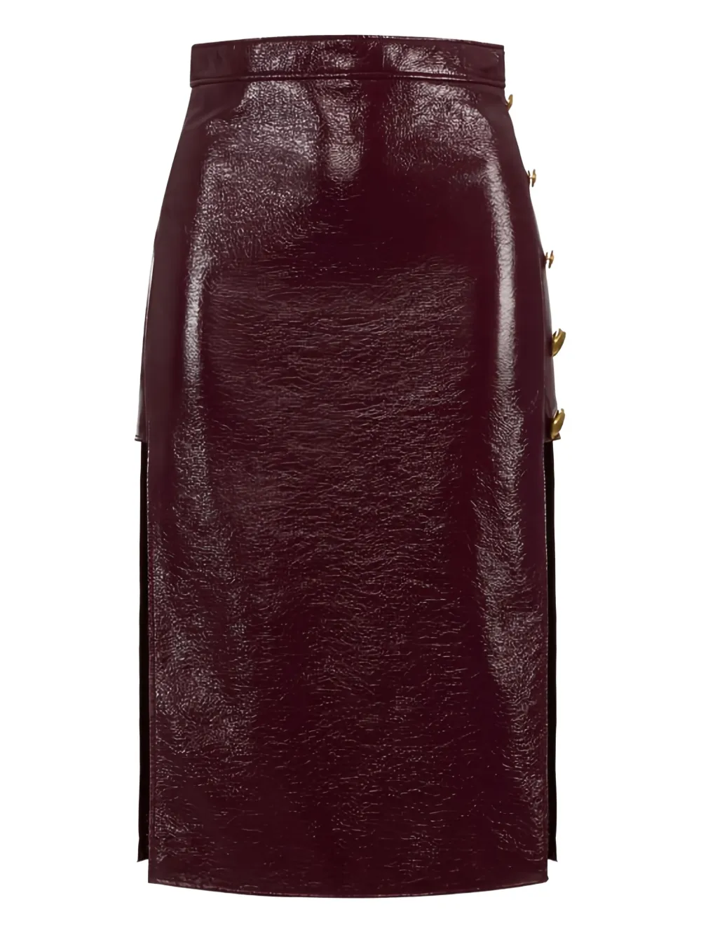 Миди-юбка с пуговицами Elisabetta Franchi, коричневый 
Миди-юбка с пуговицами Elisabetta Franchi, коричневый