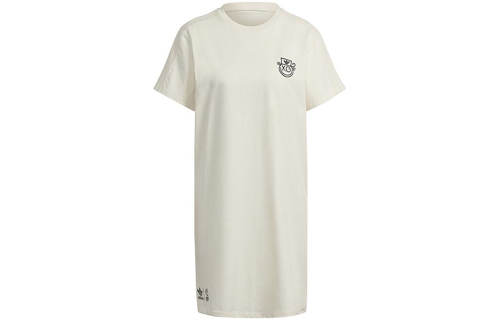 Платье с короткими рукавами женское белое Adidas Originals
Платье с короткими рукавами женское белое Adidas Originals