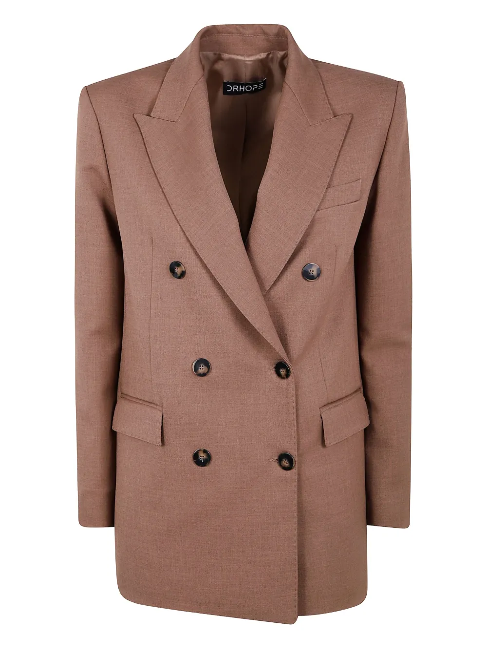 Двубортный пиджак Drhope, коричневый
Двубортный пиджак Drhope, коричневый