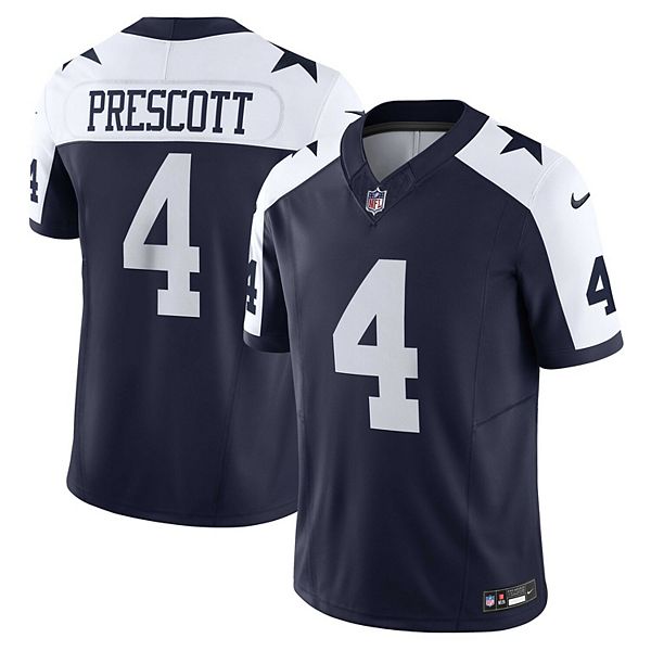 Мужская футболка Dallas Cowboys Vapor FUSE Limited цвета navy с именем Dak Prescott Nike
Мужская футболка Dallas Cowboys Vapor FUSE Limited цвета navy с именем Dak Prescott Nike