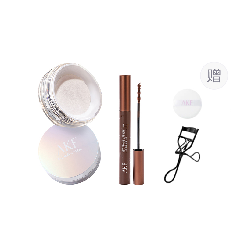 Матирующая рассыпчатая пудра тушь для ресниц набор макияжа стойкий 10г/5г AKF, коричневый
Матирующая рассыпчатая пудра тушь для ресниц набор макияжа стойкий 10г/5г AKF, коричневый