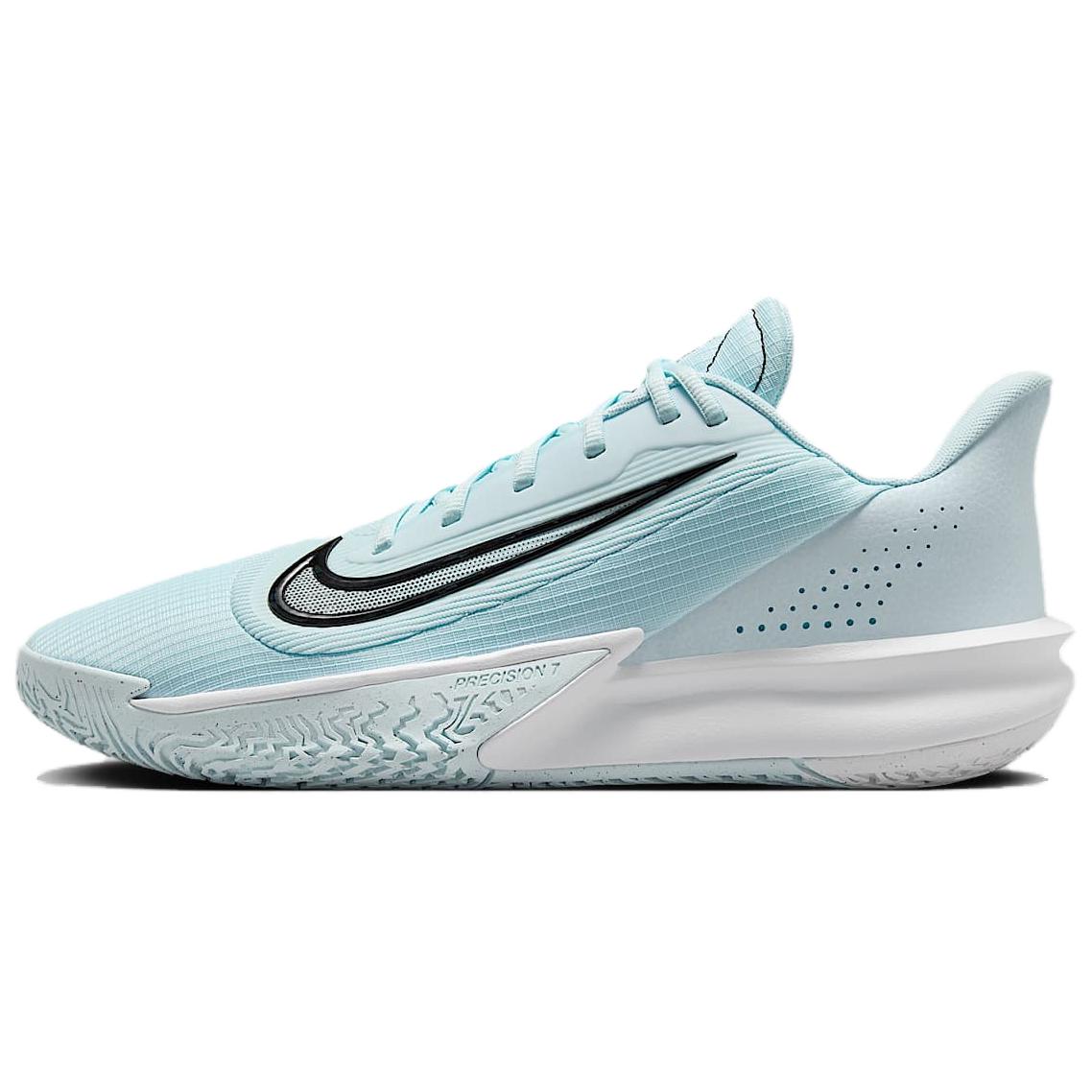 Nike Кроссовки Precision 7 Glacier Blue White Light Lemon Twist Black 
Nike Кроссовки Precision 7 Glacier Blue White Light Lemon Twist Black