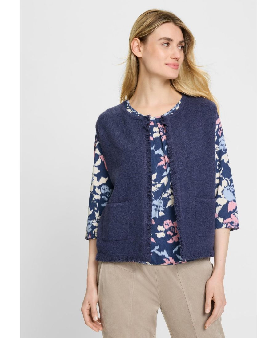 Укороченный жилет-свитер Olsen, Indigo denim
Укороченный жилет-свитер Olsen, Indigo denim