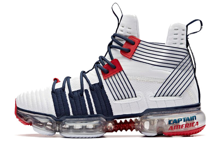 Баскетбольные кроссовки Marvel X женские, среднего размера, белые/синие/красные Anta
Баскетбольные кроссовки Marvel X женские, среднего размера, белые/синие/красные Anta