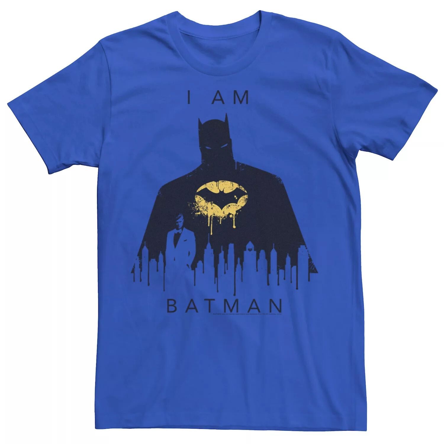 Мужская футболка с плакатом I Am Batman Skyline DC Comics
Мужская футболка с плакатом I Am Batman Skyline DC Comics