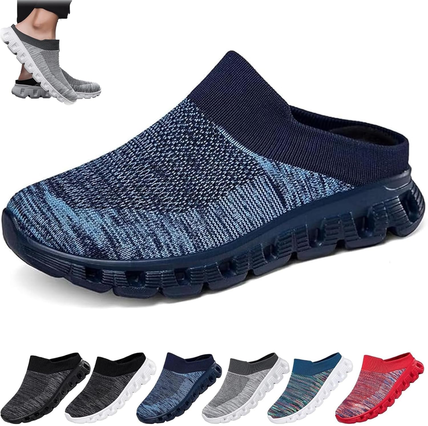 Плетеные дышащие мужские шлепанцы с отверстиями, повседневная обувь, сетчатые слипоны для прогулок, летние сандалии Generic, темно-синий
Плетеные дышащие мужские шлепанцы с отверстиями, повседневная обувь, сетчатые слипоны для прогулок, летние сандалии Generic, темно-синий