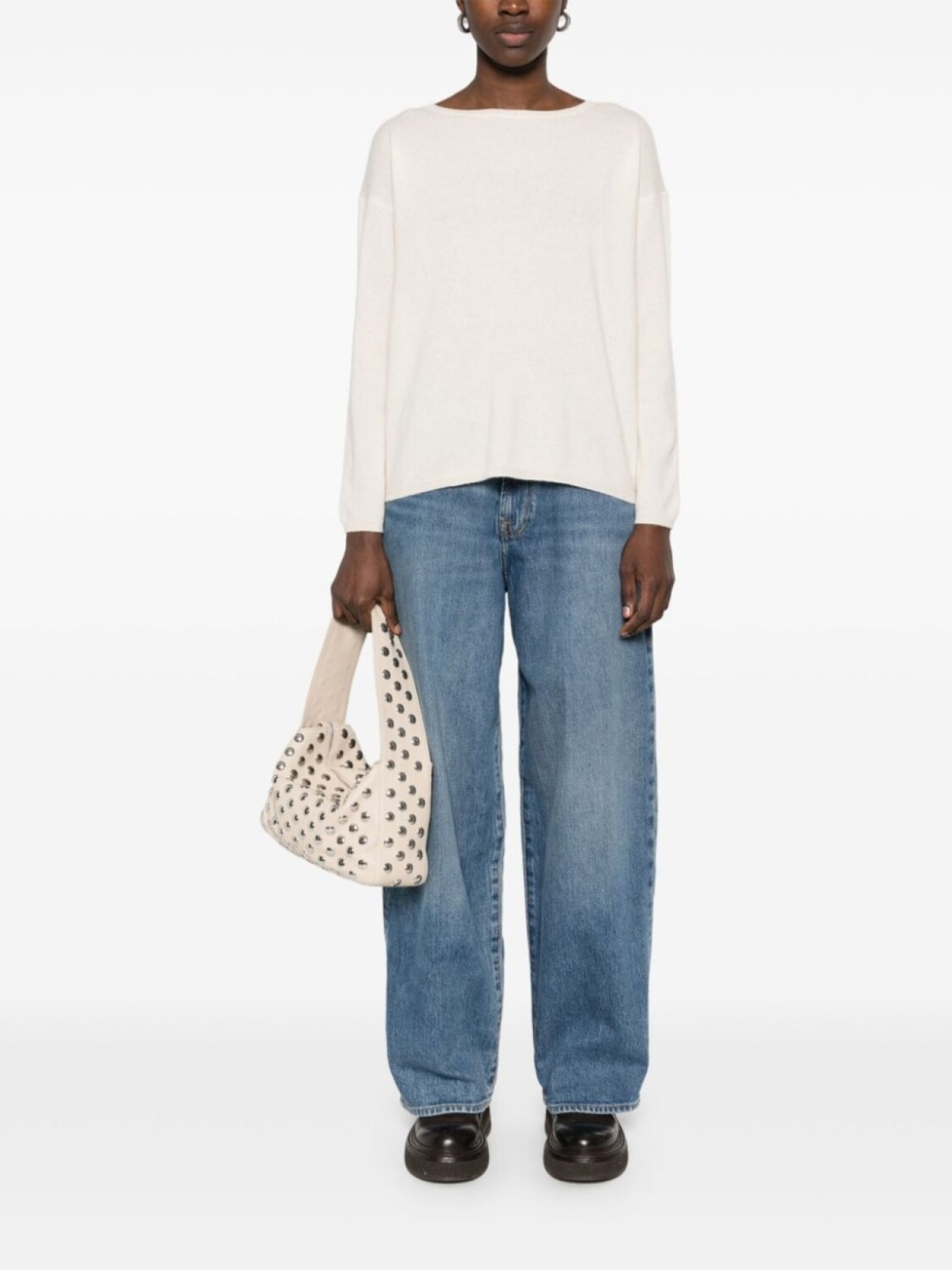 Кашемировый свитер «Allude», нейтральный
Кашемировый свитер «Allude», нейтральный