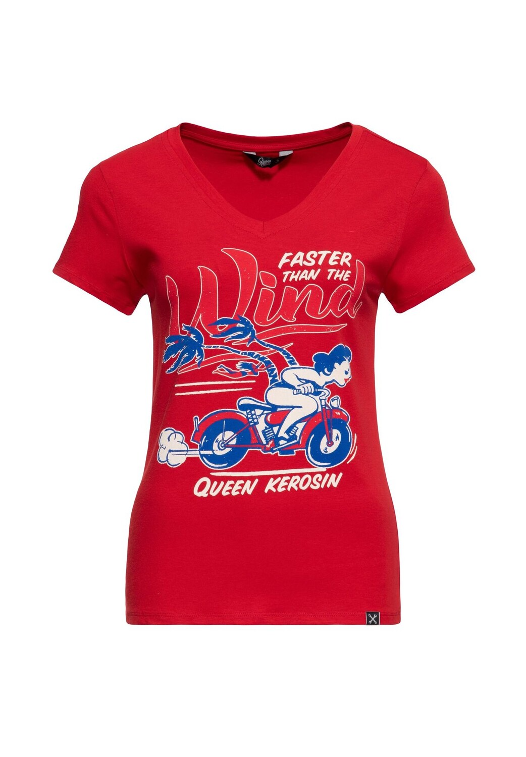 Рубашка с принтом и винтажным комическим принтом Faster Than The Wind Queen Kerosin, красный
Рубашка с принтом и винтажным комическим принтом Faster Than The Wind Queen Kerosin, красный