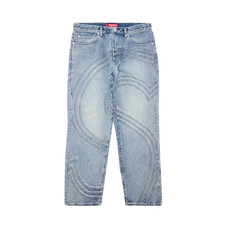 Джинсы Supreme S Logo Loose Fit Jean, синий
Джинсы Supreme S Logo Loose Fit Jean, синий