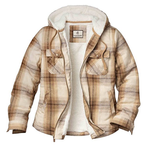 Женская куртка-рубашка woodland berber Legendary Whitetails, Vanilla Latte Plaid
Женская куртка-рубашка woodland berber Legendary Whitetails, Vanilla Latte Plaid