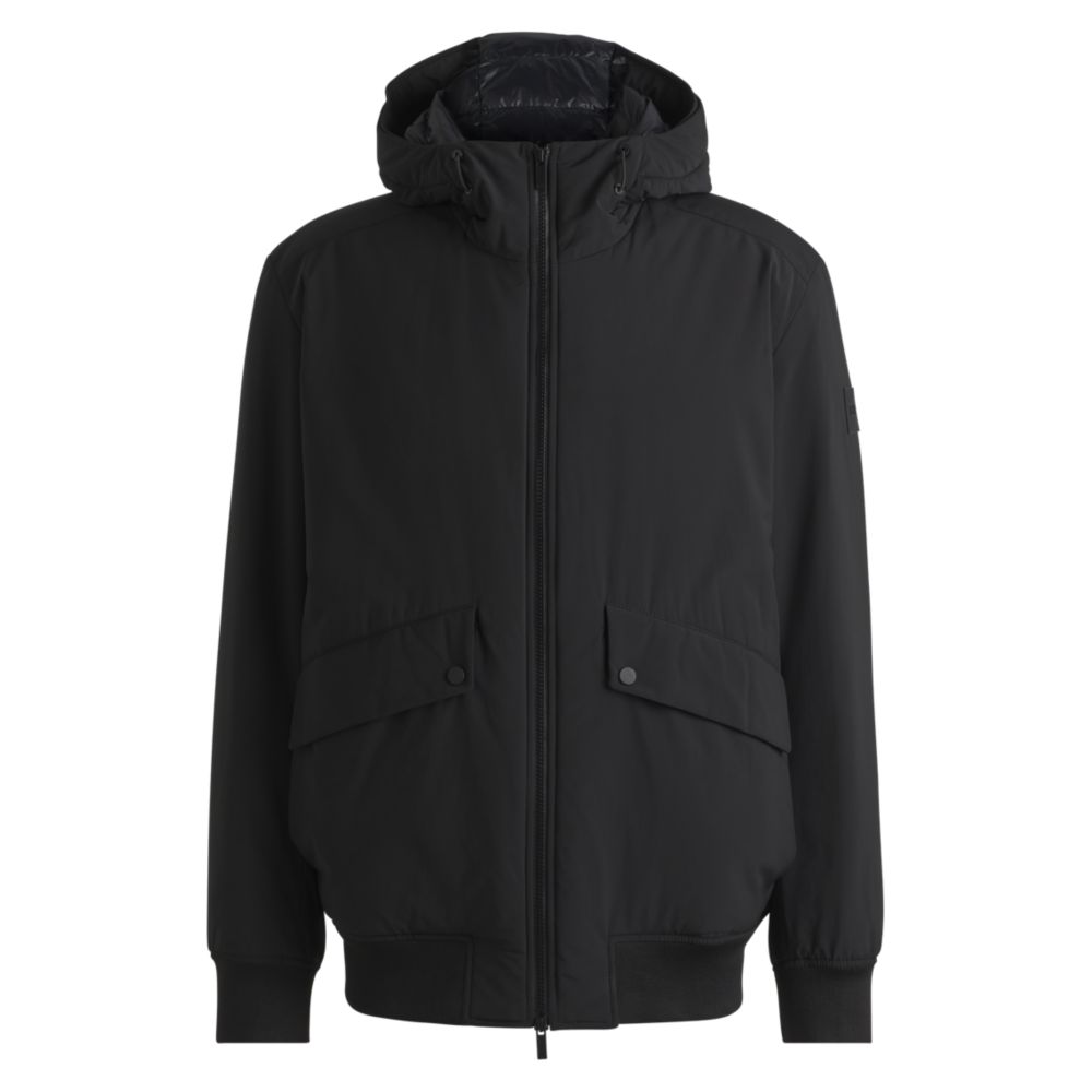 Водоотталкивающая куртка-пуховик прямого кроя BOSS, черный
Водоотталкивающая куртка-пуховик прямого кроя BOSS, черный