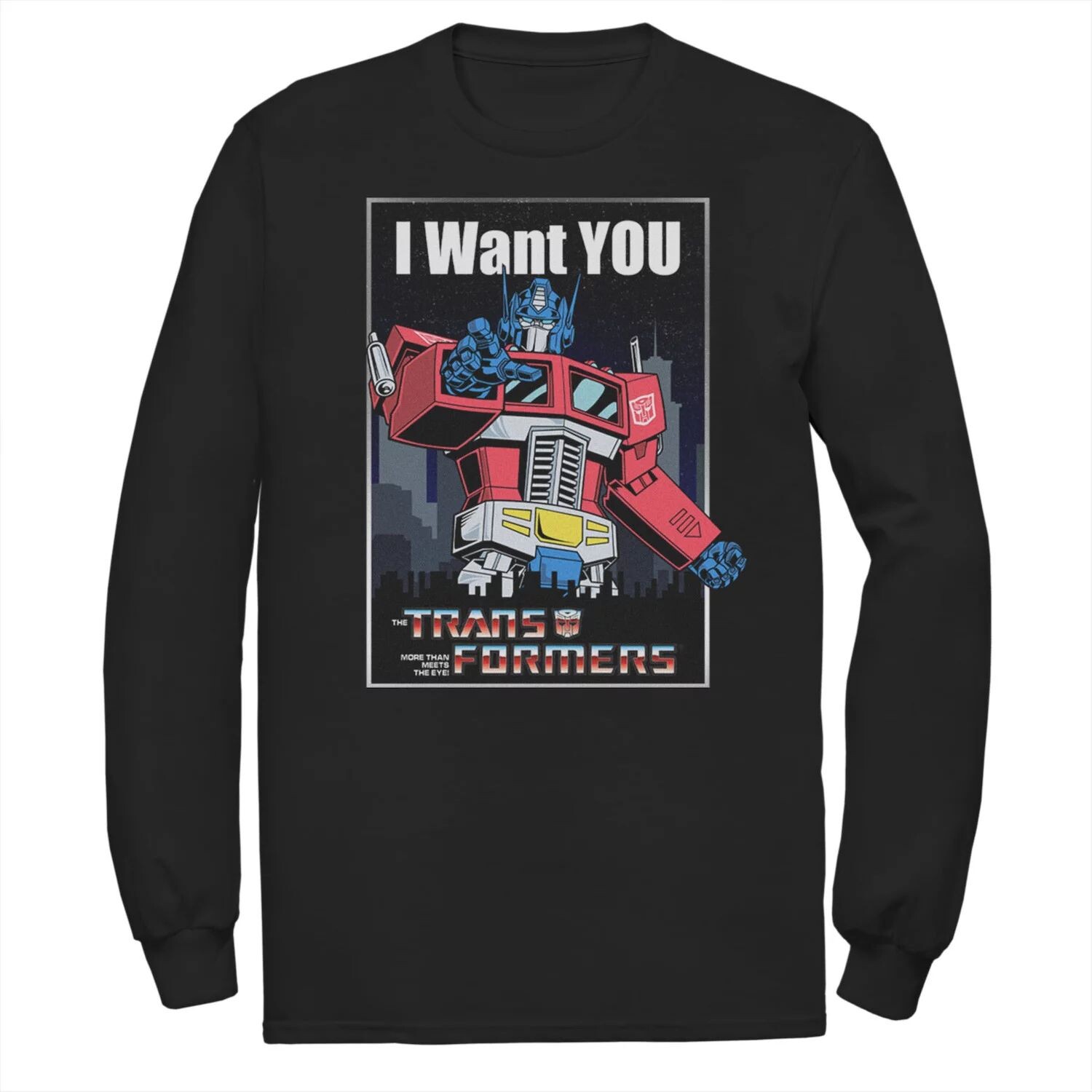 Мужская футболка-трансформер Optimus Prime I Want You Licensed Character
Мужская футболка-трансформер Optimus Prime I Want You Licensed Character