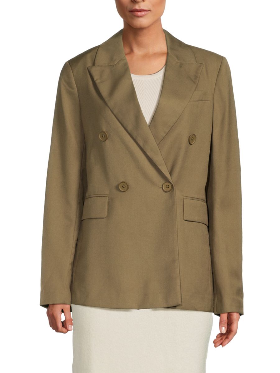 Двубортный блейзер Resolute Third Form, оливковый 
Двубортный блейзер Resolute Third Form, оливковый