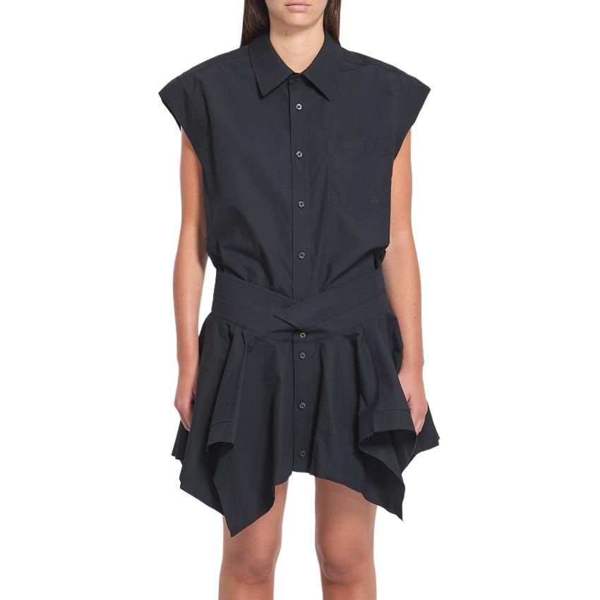 Мини-платье-рубашка с короткими рукавами Alexander Wang, черный
Мини-платье-рубашка с короткими рукавами Alexander Wang, черный