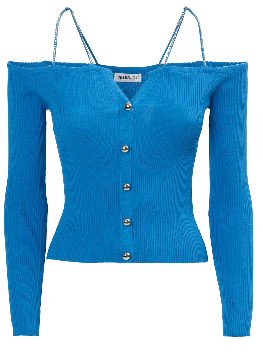 Вязаный кардиган Influencer, синий
Вязаный кардиган Influencer, синий