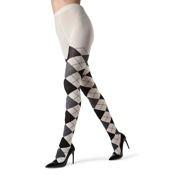 Текстурированные свитер-колготки в стиле аргайл Memoi, Winter White
Текстурированные свитер-колготки в стиле аргайл Memoi, Winter White