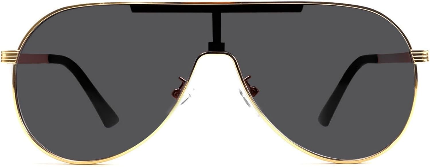 Willochra Модные большие солнцезащитные очки-пилот для женщин и мужчин, ретро, большие цельные солнцезащитные очки, винтажные очки с защитой от УФ-излучения UV400, C2
Willochra Модные большие солнцезащитные очки-пилот для женщин и мужчин, ретро, большие цельные солнцезащитные очки, винтажные очки с защитой от УФ-излучения UV400, C2