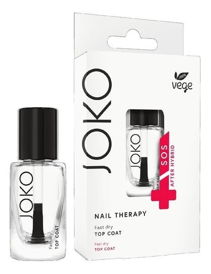Верхнее покрытие для ногтей - быстросохнущее 11мл Joko Nail Therapy
Верхнее покрытие для ногтей - быстросохнущее 11мл Joko Nail Therapy