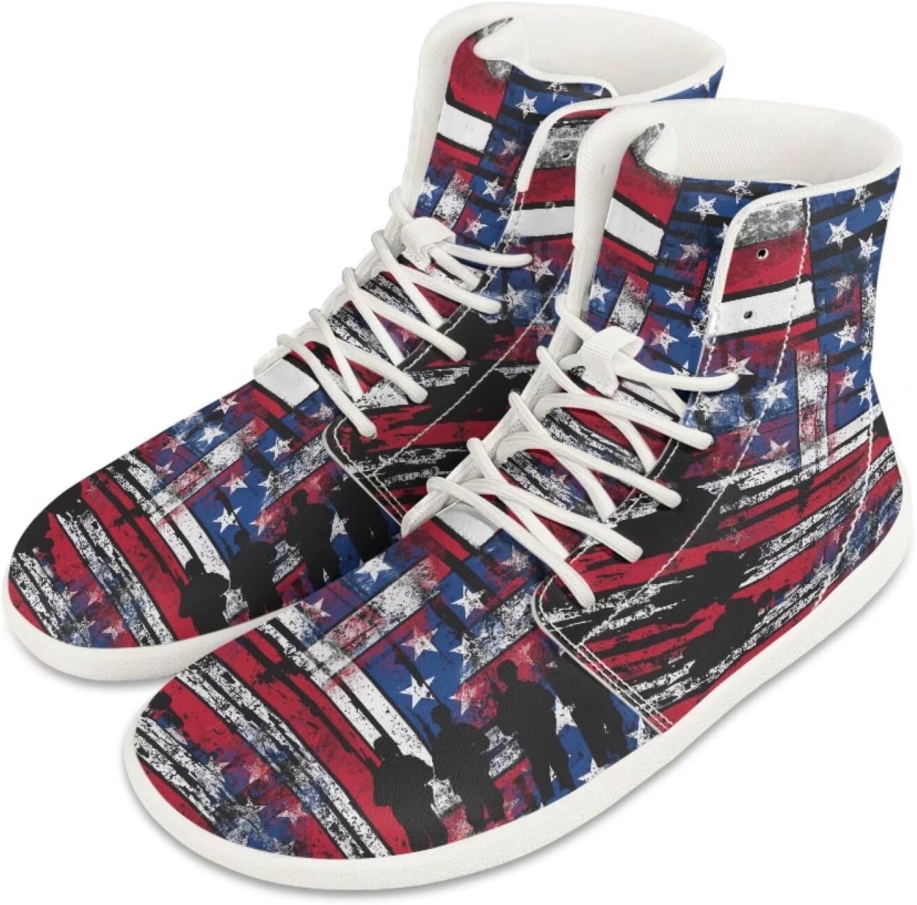 Мужские босоножки из искусственной кожи PU Высокие ботинки с широкой носовой частью Модные кроссовки Удобные повседневные туристические туфли С шнуровкой Для улицы Размер США 5-14 Quxjehoe, American Flag Soldier
Мужские босоножки из искусственной кожи PU Высокие ботинки с широкой носовой частью Модные кроссовки Удобные повседневные туристические туфли С шнуровкой Для улицы Размер США 5-14 Quxjehoe, American Flag Soldier