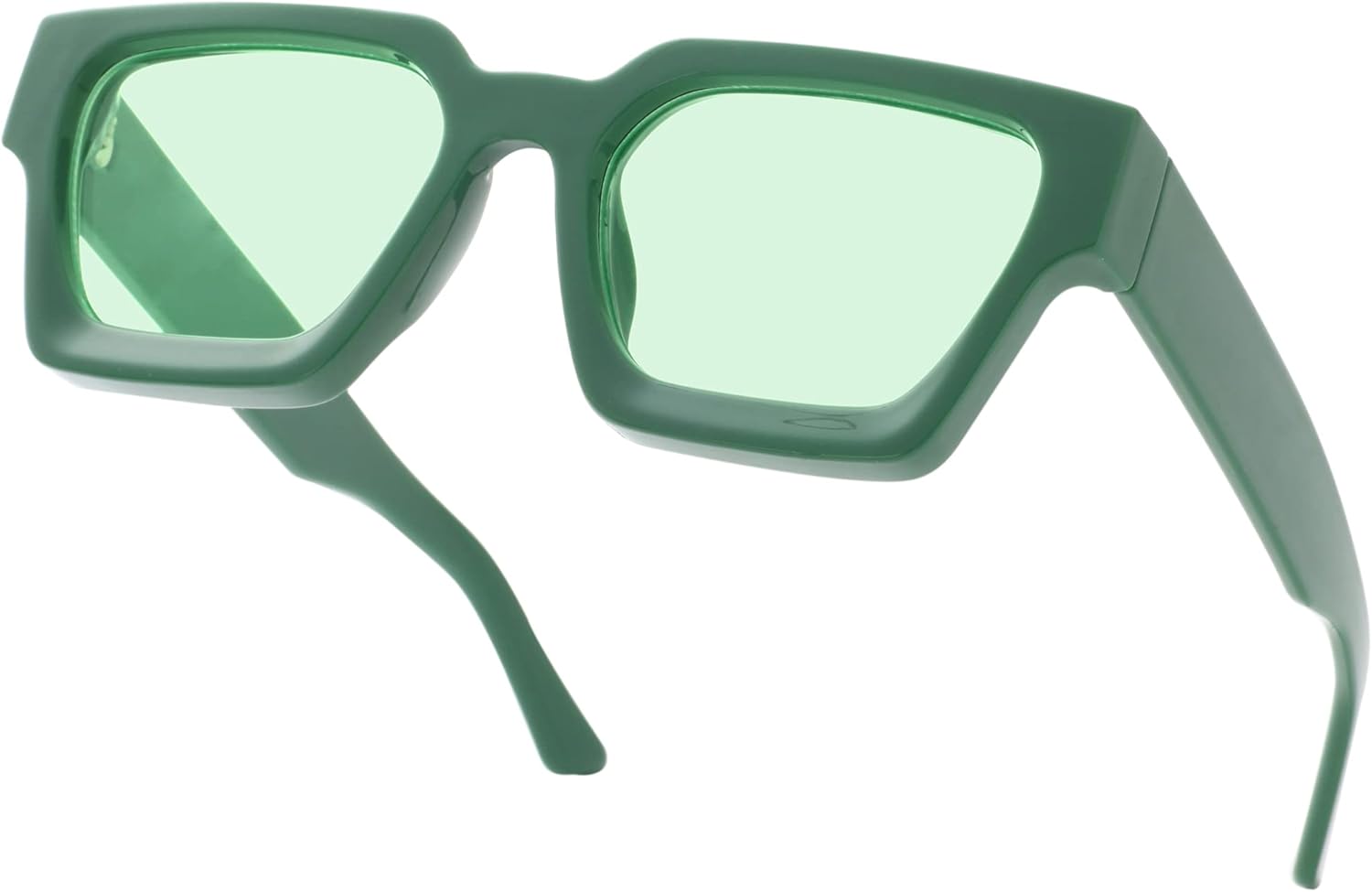 Солнцезащитные очки в толстой квадратной оправе для женщин и мужчин, ретро-очки прямоугольной формы, модные черные солнцезащитные очки Teumire, A2 Green Frame/Green Lens
Солнцезащитные очки в толстой квадратной оправе для женщин и мужчин, ретро-очки прямоугольной формы, модные черные солнцезащитные очки Teumire, A2 Green Frame/Green Lens