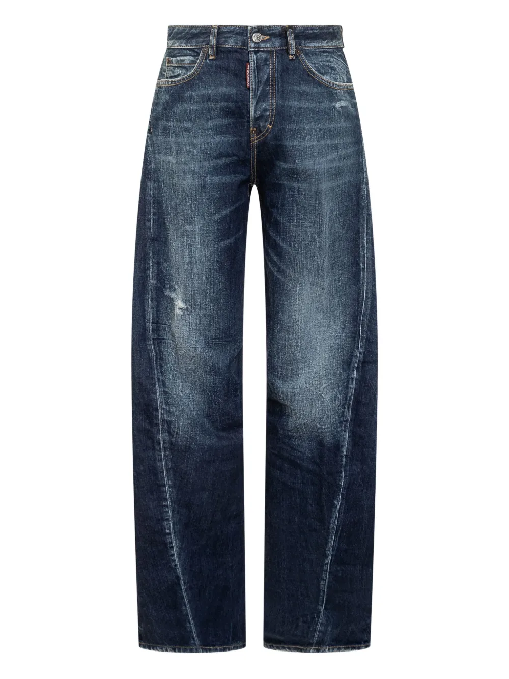 Джинсы с закрученным кроем Dsquared2, синий
Джинсы с закрученным кроем Dsquared2, синий