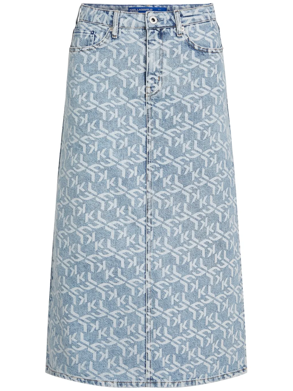 Джинсовая юбка макси с монограммой Karl Lagerfeld Jeans, синий
Джинсовая юбка макси с монограммой Karl Lagerfeld Jeans, синий