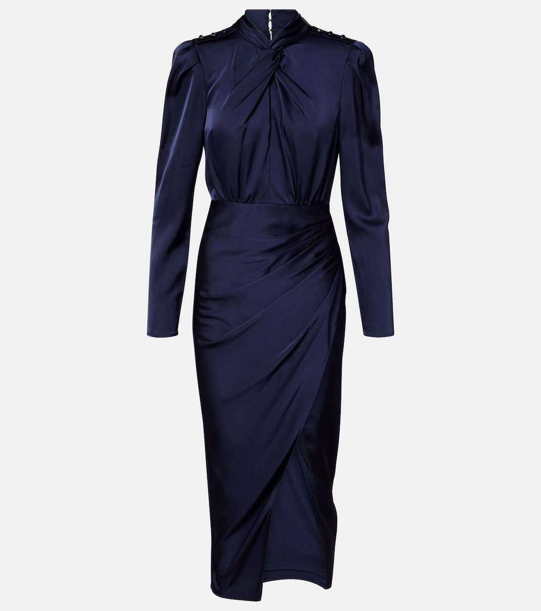 Облегающее платье миди из сатина Self-Portrait, темно-синий
Облегающее платье миди из сатина Self-Portrait, темно-синий