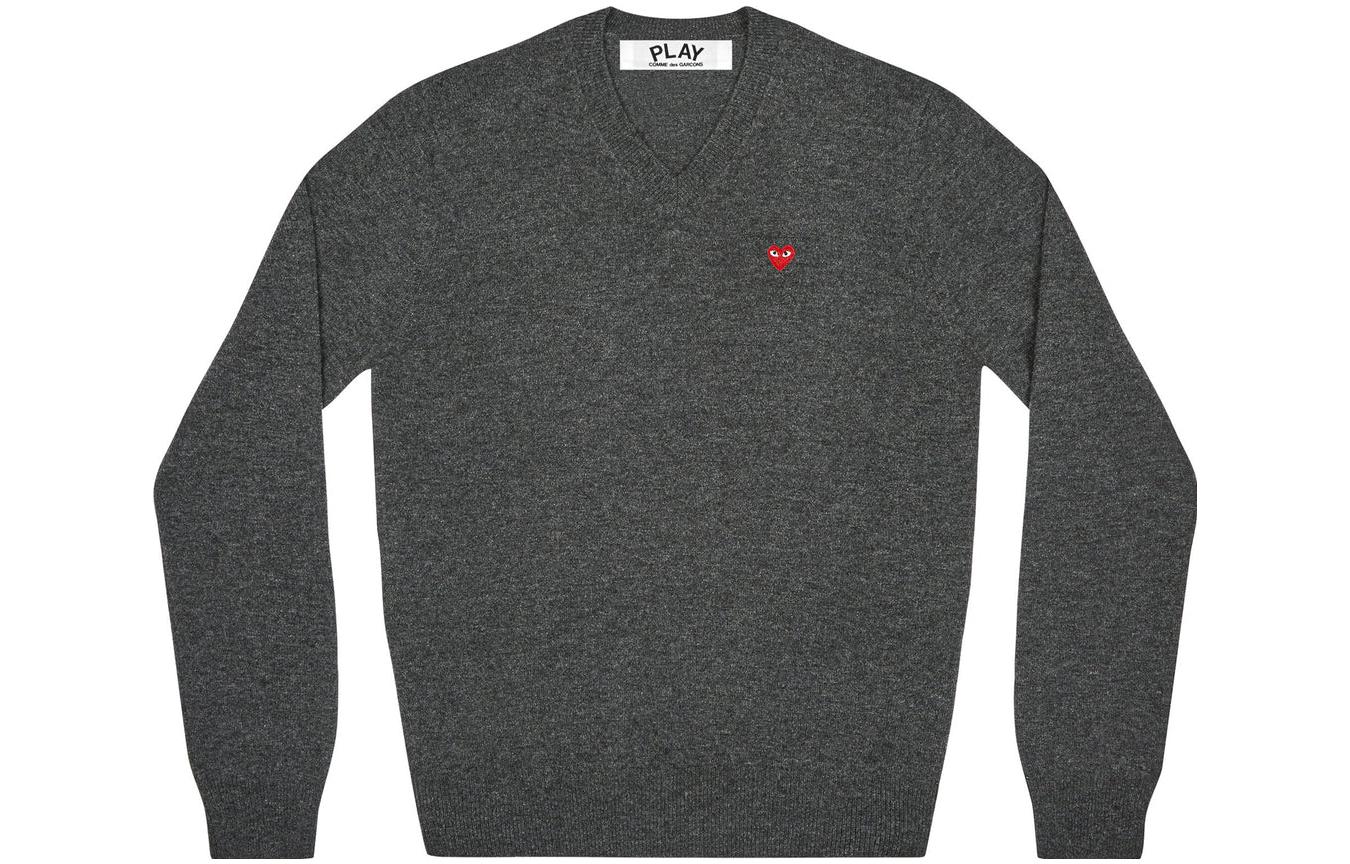 Свитер женский CDG Play, серый
Свитер женский CDG Play, серый