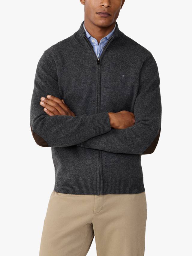 Кардиган из чистой шерсти с высоким воротником и молнией Hackett London, Charcoal Grey
Кардиган из чистой шерсти с высоким воротником и молнией Hackett London, Charcoal Grey