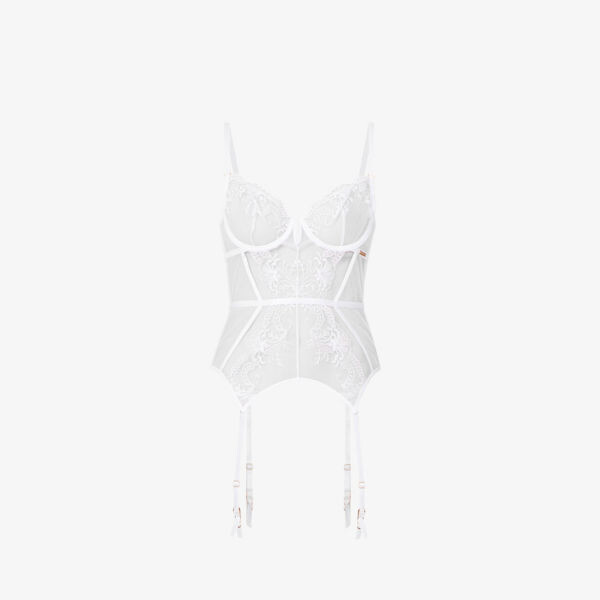 Бюстгальтер-Баск Marseille из эластичной сетки на косточках Bluebella, белый
Бюстгальтер-Баск Marseille из эластичной сетки на косточках Bluebella, белый