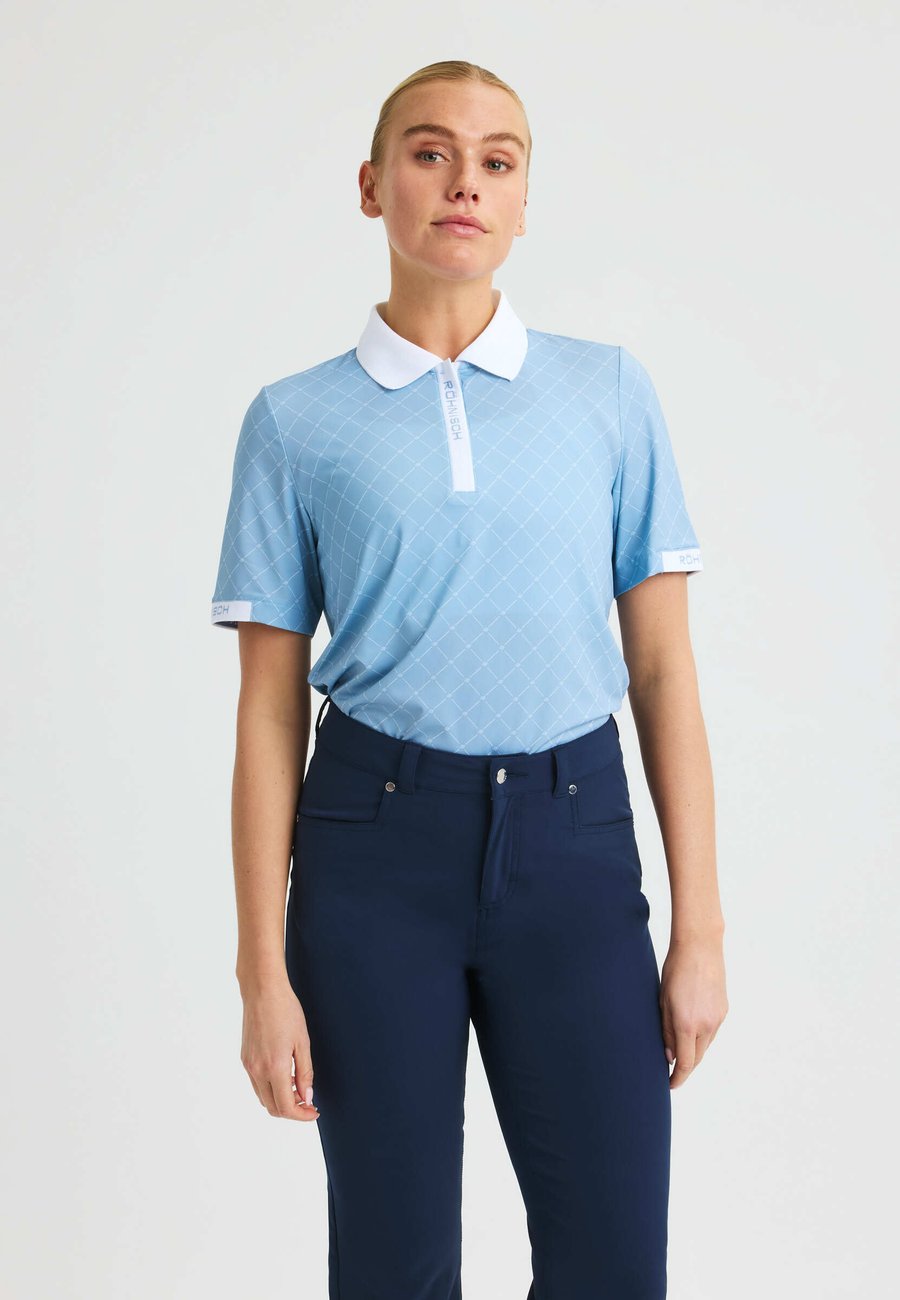 Поло Röhnisch ABBY, Micro R Check Dove Blue/Light Blue
Поло Röhnisch ABBY, Micro R Check Dove Blue/Light Blue