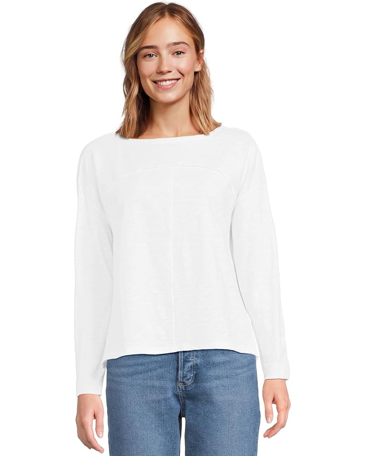 Женская блуза Lilla P Drop Shoulder Seamed Boatneck, White
Женская блуза Lilla P Drop Shoulder Seamed Boatneck, White