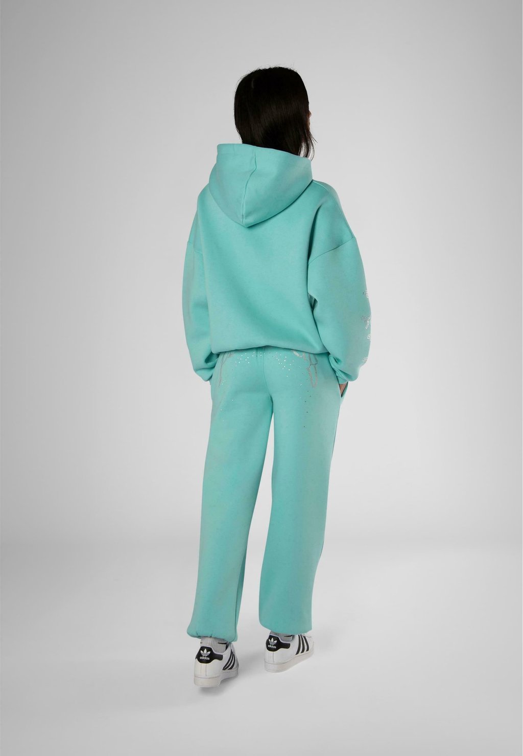 Толстовка с капюшоном FELICIOUS, бирюзовый 
Толстовка с капюшоном FELICIOUS, бирюзовый