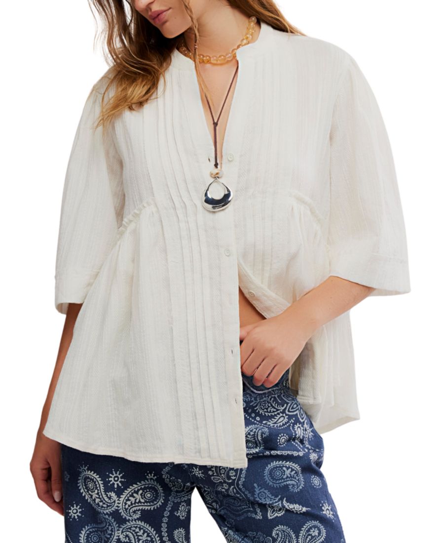 Женский топ без воротника "Ива" Free People, Ivory
Женский топ без воротника "Ива" Free People, Ivory