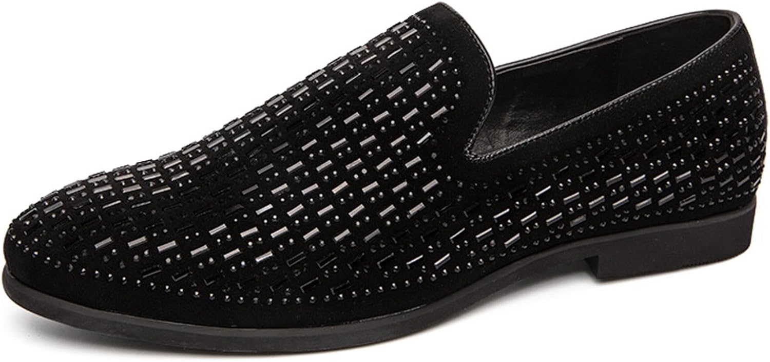 Мужские модные блестящие тапочки WYUETRA, дышащие, легкие, удобные, с нескользящей подошвой, без застежек, лоферы для прогулок, вождения и свадеб, черный
Мужские модные блестящие тапочки WYUETRA, дышащие, легкие, удобные, с нескользящей подошвой, без застежек, лоферы для прогулок, вождения и свадеб, черный