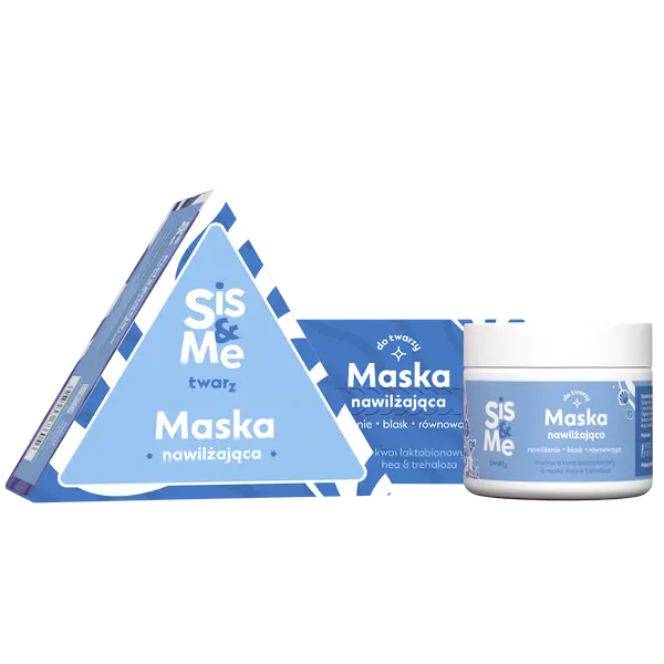 Увлажняющая маска для лица, 50 мл Sis&Me
Увлажняющая маска для лица, 50 мл Sis&Me