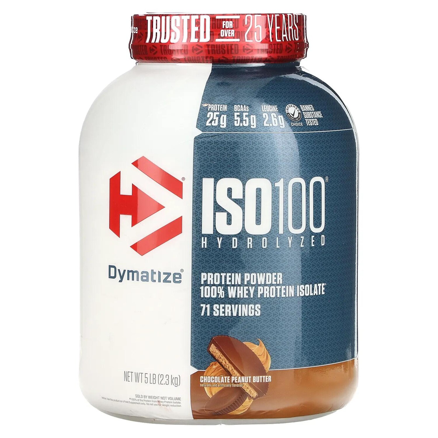 Dymatize Nutrition ISO 100 гидролизованный 100% изолят сывороточного протеина шоколадно-арахисовая паста 5 фунтов (2.3 кг)
Dymatize Nutrition ISO 100 гидролизованный 100% изолят сывороточного протеина шоколадно-арахисовая паста 5 фунтов (2.3 кг)