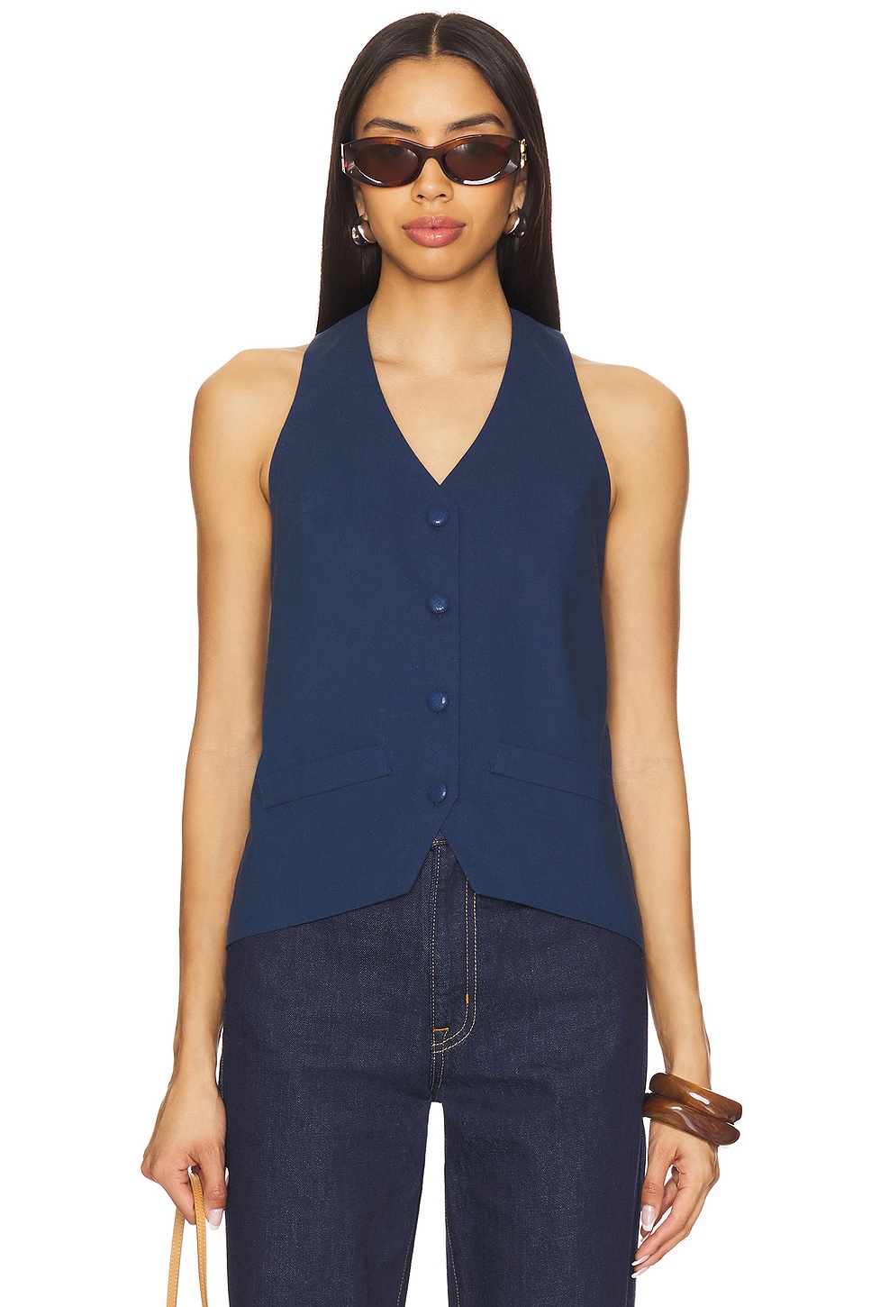 Rhae жилет с открытой спиной All The Ways, navy
Rhae жилет с открытой спиной All The Ways, navy